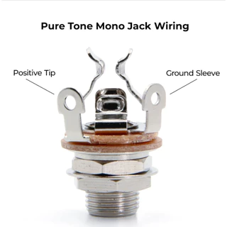 Pure Tone Mono I/O Jack รูแจ็คกีต้าร์
