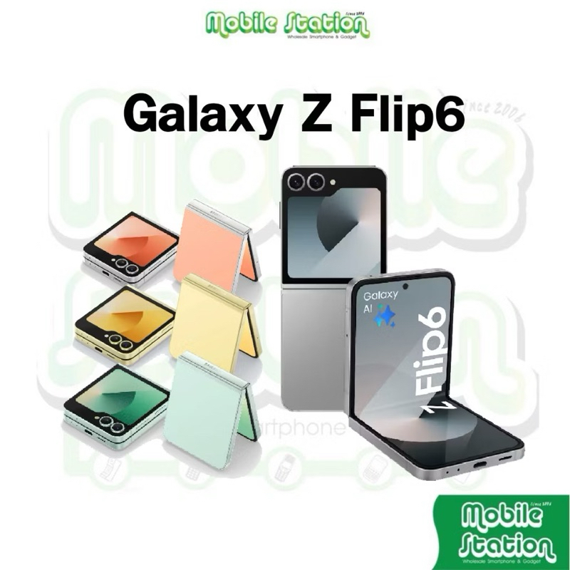 [Hot] Samsung Galaxy Z Flip 6 Flip6 5G Snapdragon 8 Gen 3 ศูนย์ไทย by MobileStation Z Flip6 Flip5 Flip4 Flip 6 5 4 5G
