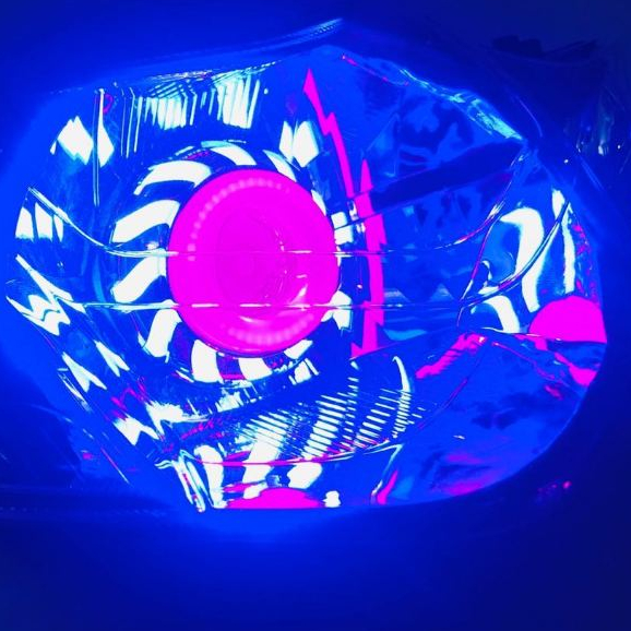 ไฟโปรเจคเตอร์ ไฟโปรเจคเตอร์ใช้กับมอเตอไซค์ ไฟหน้า มอเตอร์ไซค์ LED ใส่เพื่อความสวยงาม H-020 1ดวง MOTO