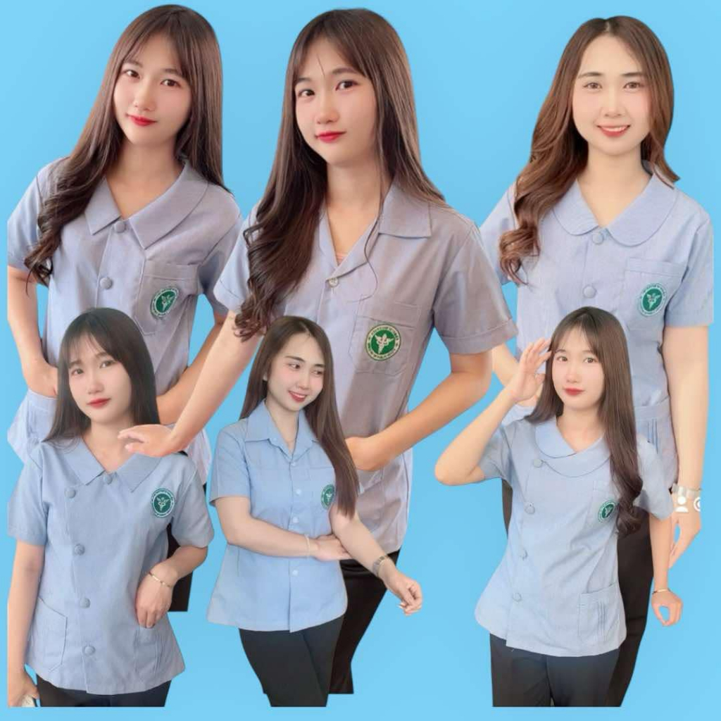 เสื้อสาธารณสุขฟ้าริ้วสาธารณสุข( รวมทุกรุ่น)