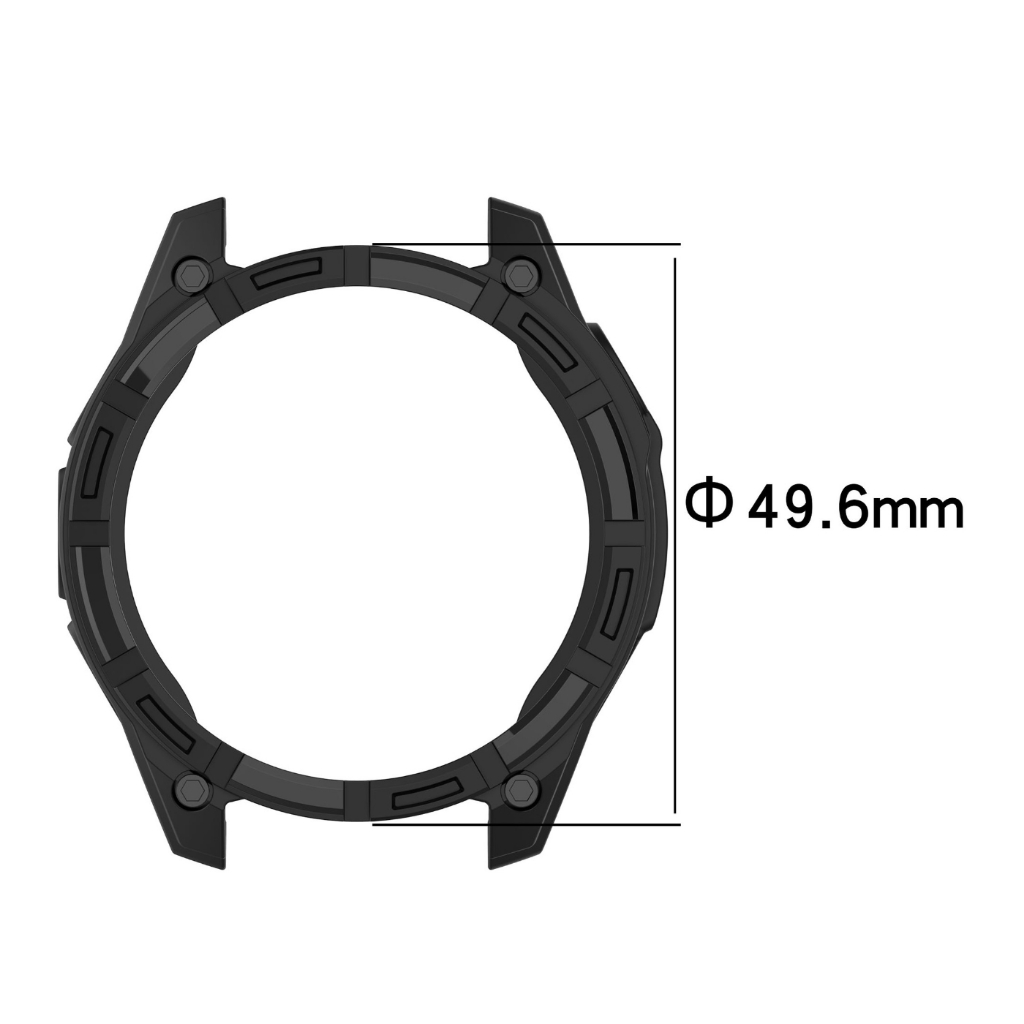 (พร้อมส่ง)เคสกันรอยนาฬิกา Garmin Fenix 8 ขนาด 43mm 47mm และ 51mm สีดำทึบ TPU เท่ๆ