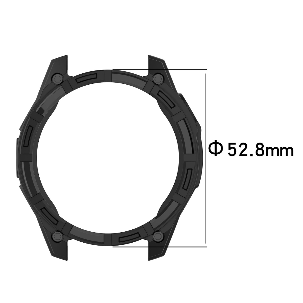 (พร้อมส่ง)เคสกันรอยนาฬิกา Garmin Fenix 8 ขนาด 43mm 47mm และ 51mm สีดำทึบ TPU เท่ๆ