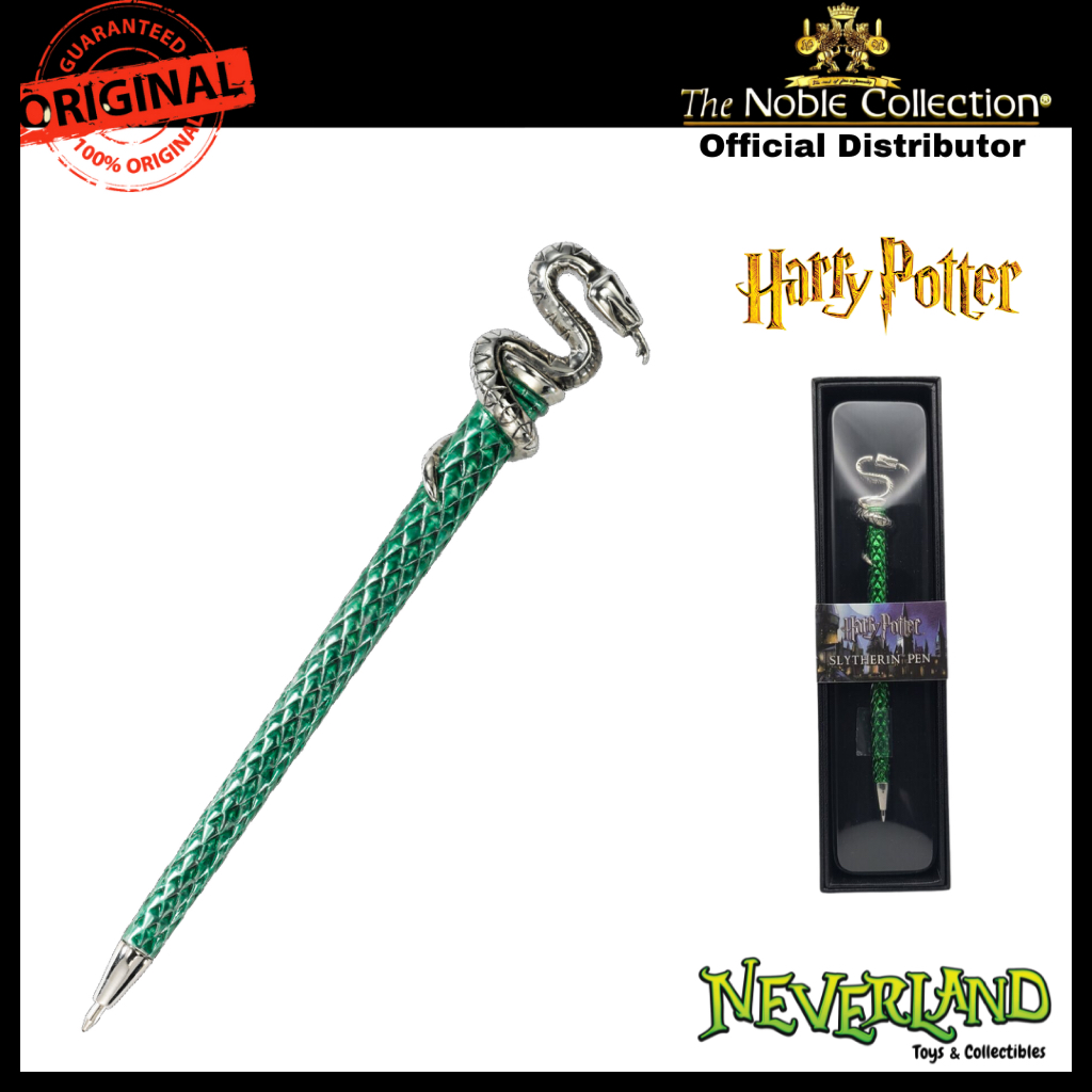 Harry Potter Slytherin Pen Silver Plated The Noble Collection
