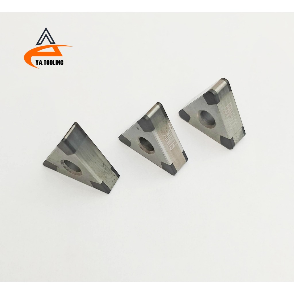 เม็ดมีด INSERTS T16 CBN (6 มุม) ของใหม่ สำหรับเหล็กแข็ง เหล็กหล่อ และงานหนัก พร้อมส่ง