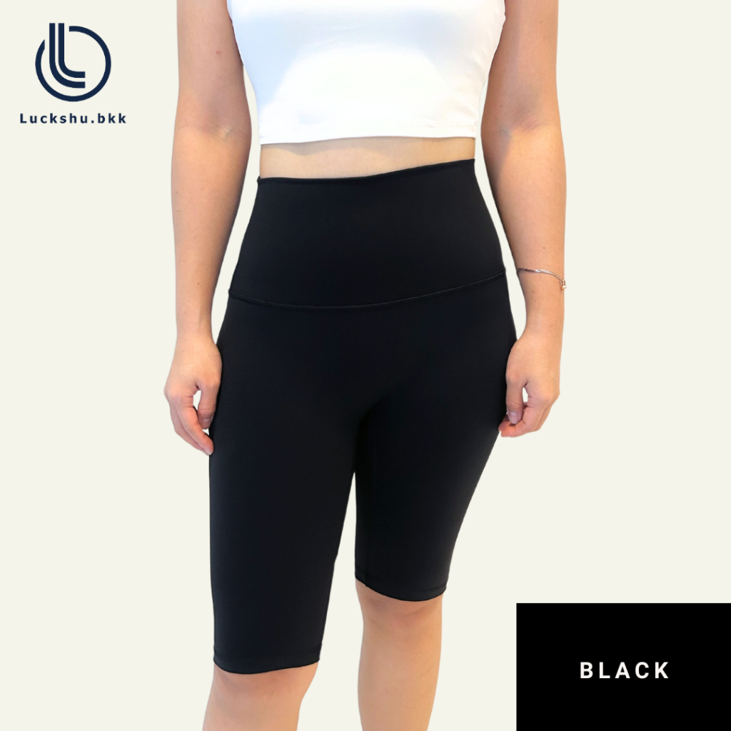 [Luckshu.bkk] Sport leggings กางเกงออกกำลังกายหายใจได้ - ขาสั้น / ชุดออกกำลังกายผู้หญิง ชุดโยคะ