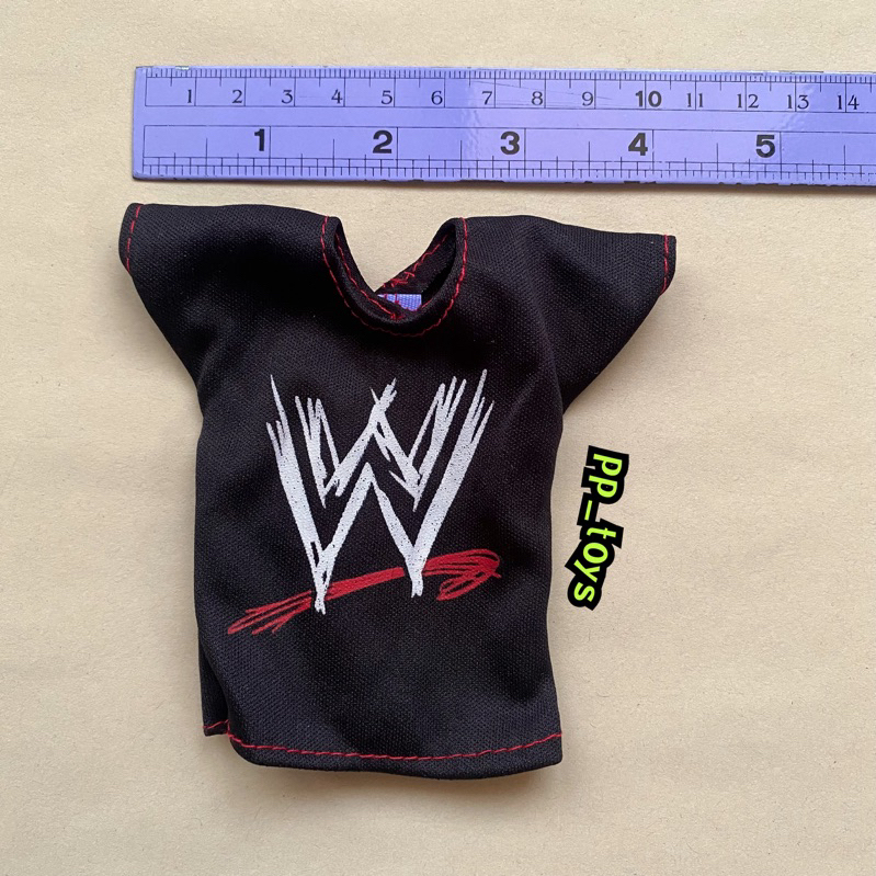 เสื้อยืดมวยปล้ำ WWE black wrestling t-shirt 1:6 (wwe)