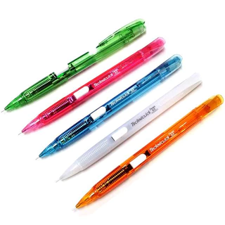 ดินสอกด Pentel PD105T / PD105C 0.5 มม. กดข้าง (ด้ามใส / ด้ามสี)