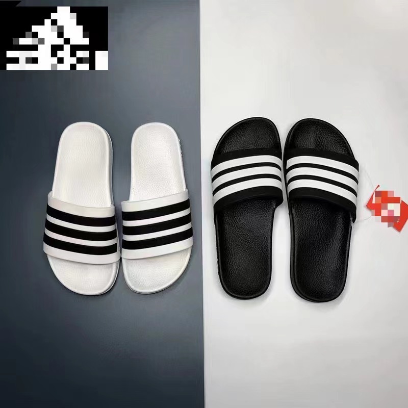รองเท้าแตะรองเท้าAdidasนิ่มสวมใส่สบาย Unisex รุ่น（แนะนำลูกค้าเพิ่มอีก 1 เบอร์ค่ะ）