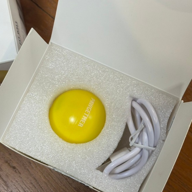 ของเล่นแมว บอลแมว ลูกบอลเล่นอัตโนมัติ สีเหลือง Pawgether รูปที่ 4