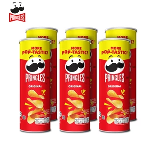 [6 ชิ้น] Pringles Potato crisps original พริงเกิลส์ ออริจินอล 102 กรัม