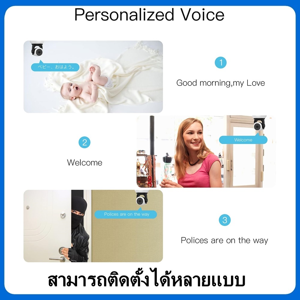 Vstarcam กล้องวงจรปิดกล้องใช้ภายใน รุ่นC24S ความละเอียด3ล้านพิกเซล #ขายดียอดฮิต