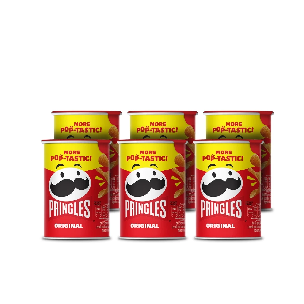 Pringles Original แพ็ค 6 กระป๋อง 42g thumbnail 3