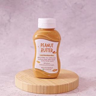 เนยถั่วคลีน 100% Peanut Butter Smooth ไม่ใส่น้ำตาล น้ำมัน เกลือ