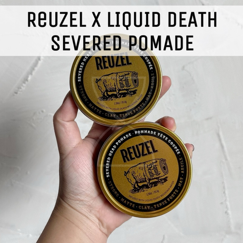 (พร้อมส่ง/ของแท้) REUZEL STRONG MATTE CLAY POMADE จัดแต่งทรงผมแน่นไม่เงา(ด้าน) สูตรน้ำล้างออกง่าย