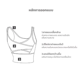[Crassula] แท้ สปอร์ตบรา Sport Bra เสื้อกล้ามออกกำลังกาย สวมใส่สบาย ระบายอากาศได้ดี ดีไซน์สายคู่