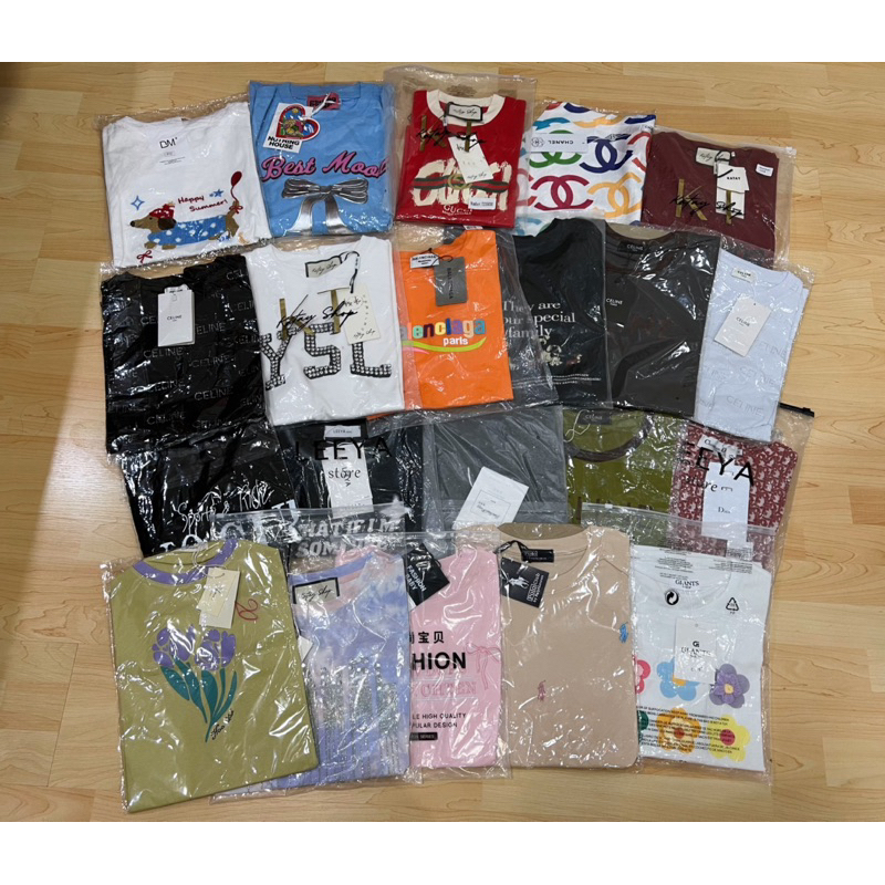 ✅มือ1 เลือกแบบได้✅ Sale เสื้อยืดเกรดไฮเอนมือ 1 ทุกตัว
