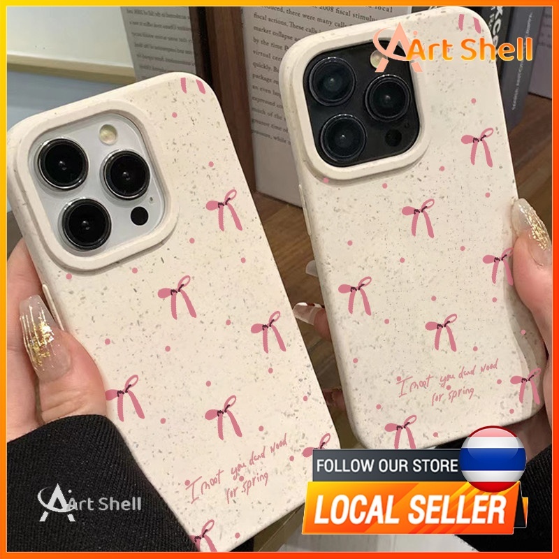 Art ส่งจากไทย เคสโทรศัพท์มือถือนิ่ม เคสไอโฟน กันกระแทก สําหรับ iPhone14 13 12 11Promax 7 8 Plus X XR XSMax SE