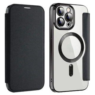 Case ip เคสมือถือพร้อมกระเป๋าใส่บัตร - ดีไซน์หรูหราและใช้งานสะดวก รองรับMagsafe