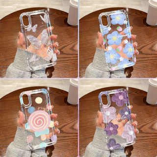 เคสไอโฟน for iPhone 17 11 13 16 14 15 12 Pro Max 6S 7 8 Plus X XR XSMax SE 17Air เคสนิ่มใส ถุงลมนิรภัย กันกระแทก