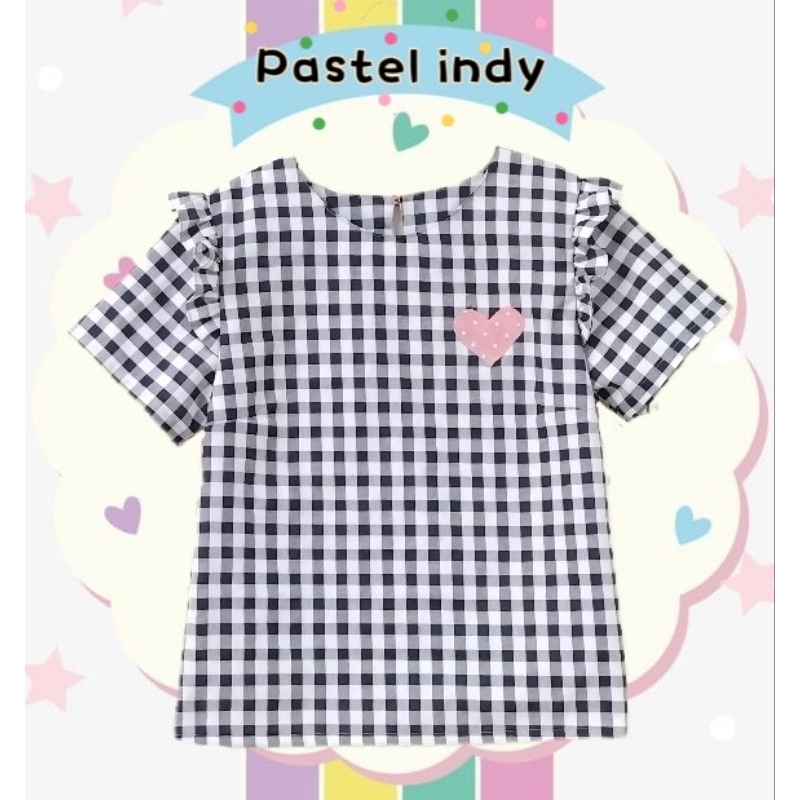 เสื้อsweet heart (งานตัด) มีไซส์M/L