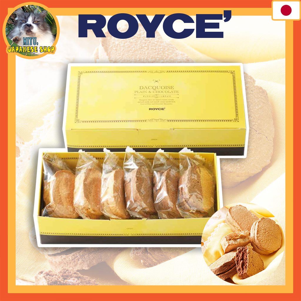 ROYCE' Dacquoise [Plain & Chocolate]