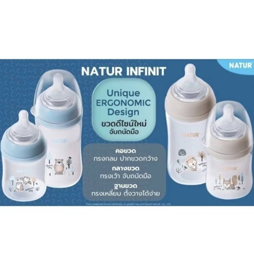 NATUR INFINIT ขวดนมอินฟินิท PP แพ็ก 2