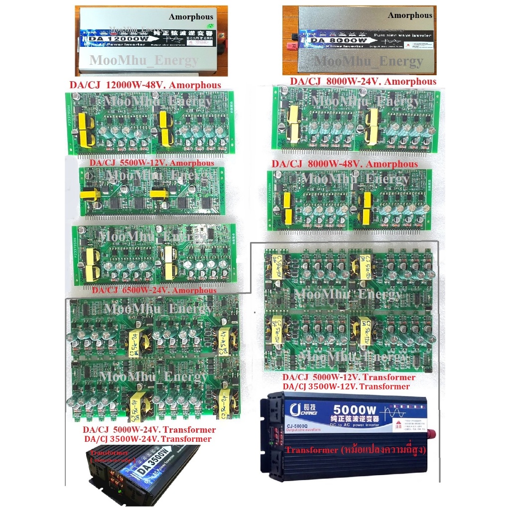 DA/CJ Inverter  Post module / Power Module  PCB Assy 12V-24V-48V  ส่งจากไทย