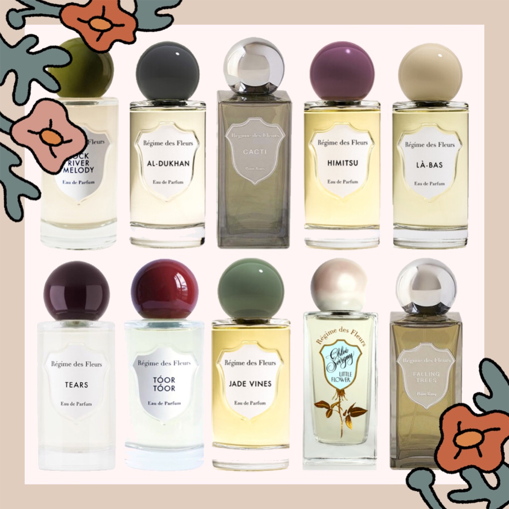 แบ่งขายน้ำหอม Regime Des Fleurs มีหลายกลิ่น | Glass Blooms Cacti Crushed Fruits Tears น้ำหอมกลิ่นแป้งตัวสะอาด กลิ่นละมุน