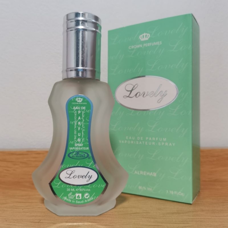 LOVELY​ SPRAY​ 35ML. BY AL RAHAB​ น้ำหอมแท้​
