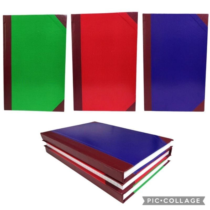 (1เล่ม, 3เล่ม)สมุดบัญชี ปกแข็งมุมมัน 5/200 (20.5x33cm) 70แกรม ตีเบอร์ 397หน้า