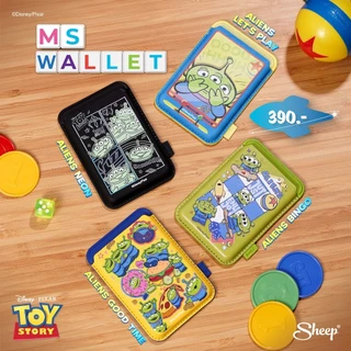 [MS Wallet Aliens] Aliens Collection ที่ใส่บัตรแม่เหล็กแปะด้านหลังโทรศัพท์มือถือ ใช้กับเคสMagnet กระเป๋าใส่บัตร Disney