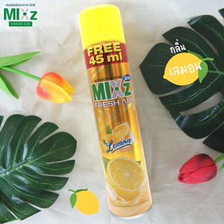 MIXz Fresh Air สเปรย์ปรับอากาศ กลิ่นมะนาว 320 มล. เพิ่มปริมาณฟรี 45 มล.