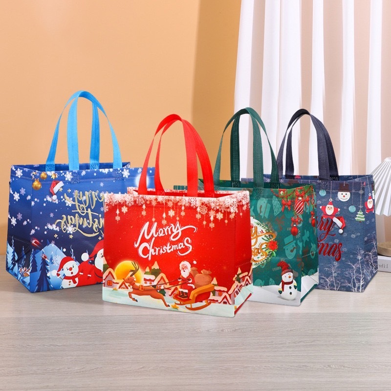 พร้อมส่ง ถุงบรรจุของขวัญ ถุงคริสต์มาส ของขวัญซานต้าครอส  christmas gifts ราคา ถูกที่สุด ดีลบีเคเค แกลเลอรีภาพที่ 9