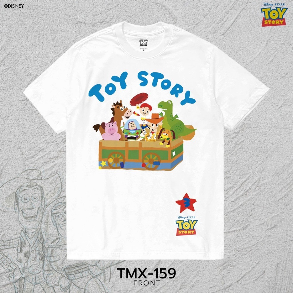 Power 7 Shop เสื้อยืดการ์ตูน Toy Story ลิขสิทธิ์แท้ DISNEY (TMX-159) — صورة 2