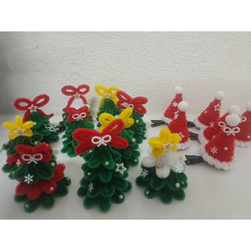 กิ๊บคริสมาสต์ handmade 🎄กิ๊บติดผมDIY