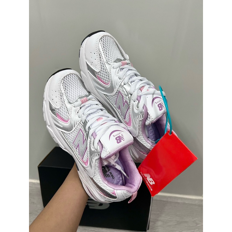 รองเท้าผ้าใบNBสีชมพู350‼️พร้อมส่งในไทย