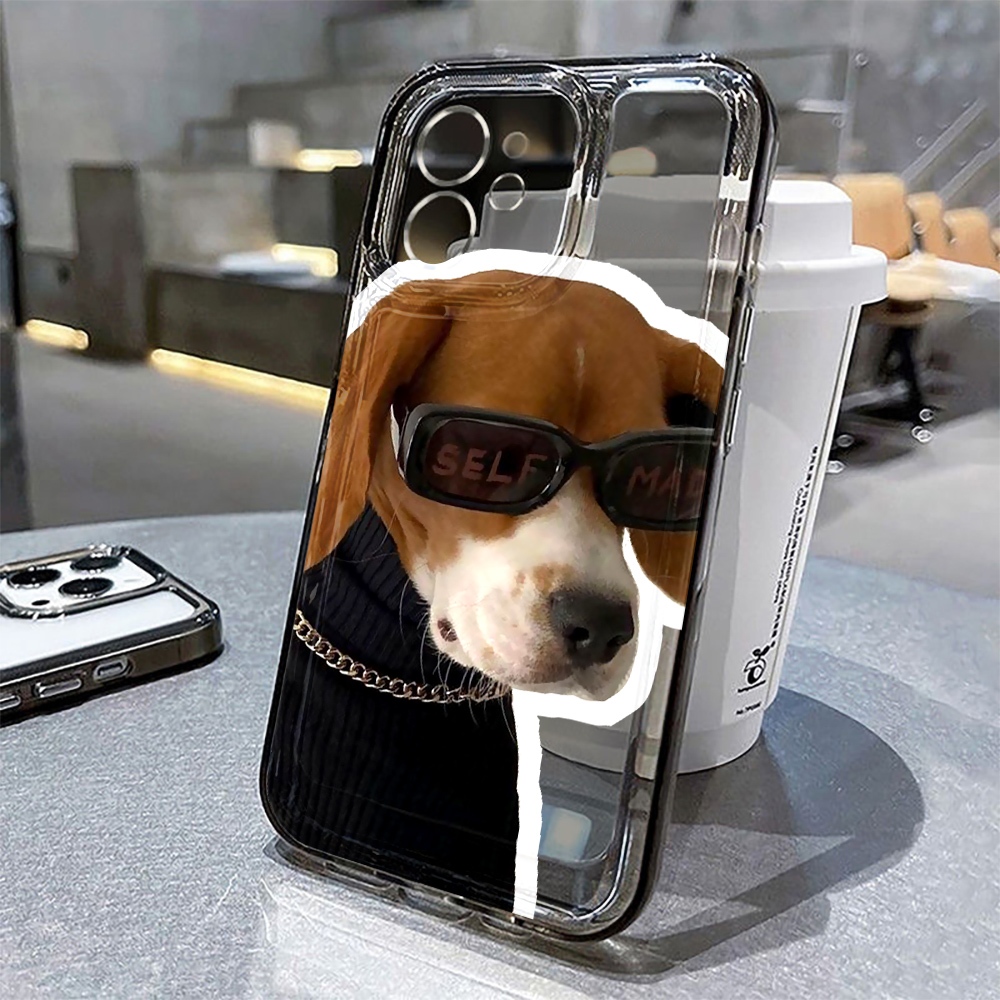 จัดส่งทันที เคสไอโฟน 16 กรณี for iPhone 11 13 12 14 15 Pro Max XS Max X XR 7 8Plus การ์ตูน Clear กันกระแทก Space Case