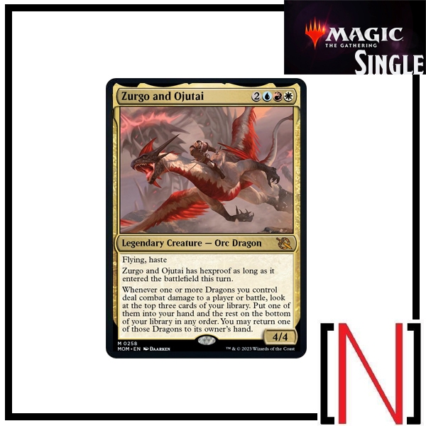 [MTG][Single][MOM] Zurgo and Ojutai ระดับ Mythic [ภาษาอังกฤษ]