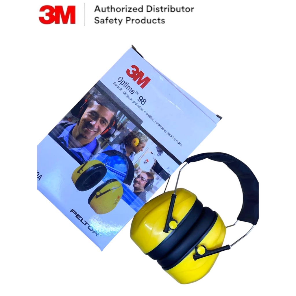 3M ครอบหูลดเสียง Peltor Optime 98 H9A ค่าการลดเสียง 25 เดซิเบล (3MEMOM98H9A)【จัดส่งจากประเทศไทย】