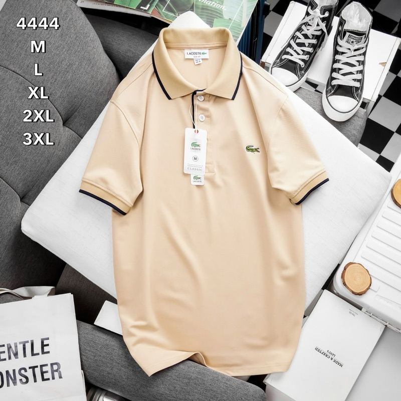 เสื้อโปโลผู้ชาย คอปกแขนสั้นใส่สบาย/4444