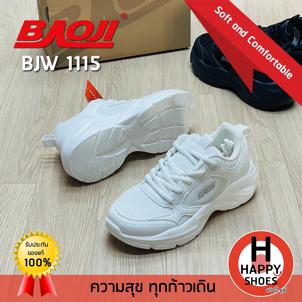 [🥇บาโอจิแท้100%🔢ไซส์37-41🆓ฟรี...ถุงเท้า 1 คู่] BAOJI รุ่น BJW1115 รองเท้าผ้าใบหญิง รองเท้ากีฬาหญิง รองเท้าวิ่งหญิง