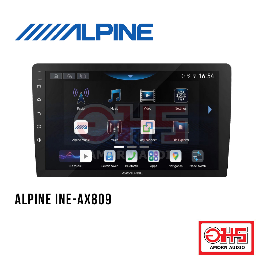 Alpine INE-AX809 | ขนาด 9นิ้ว และ 10นิ้ว | Ram8/256 | CPU Snapdragon 665 | AMORN AUDIO