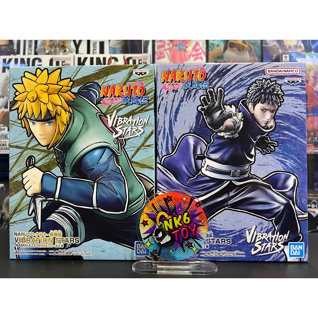 Banpresto Naruto Vibration Stars Minato & Obito มือ1