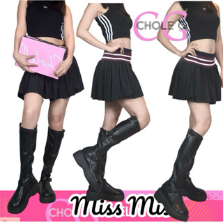 Chole G: Miss Miss With Belt Korea Long Boots (SH0169)