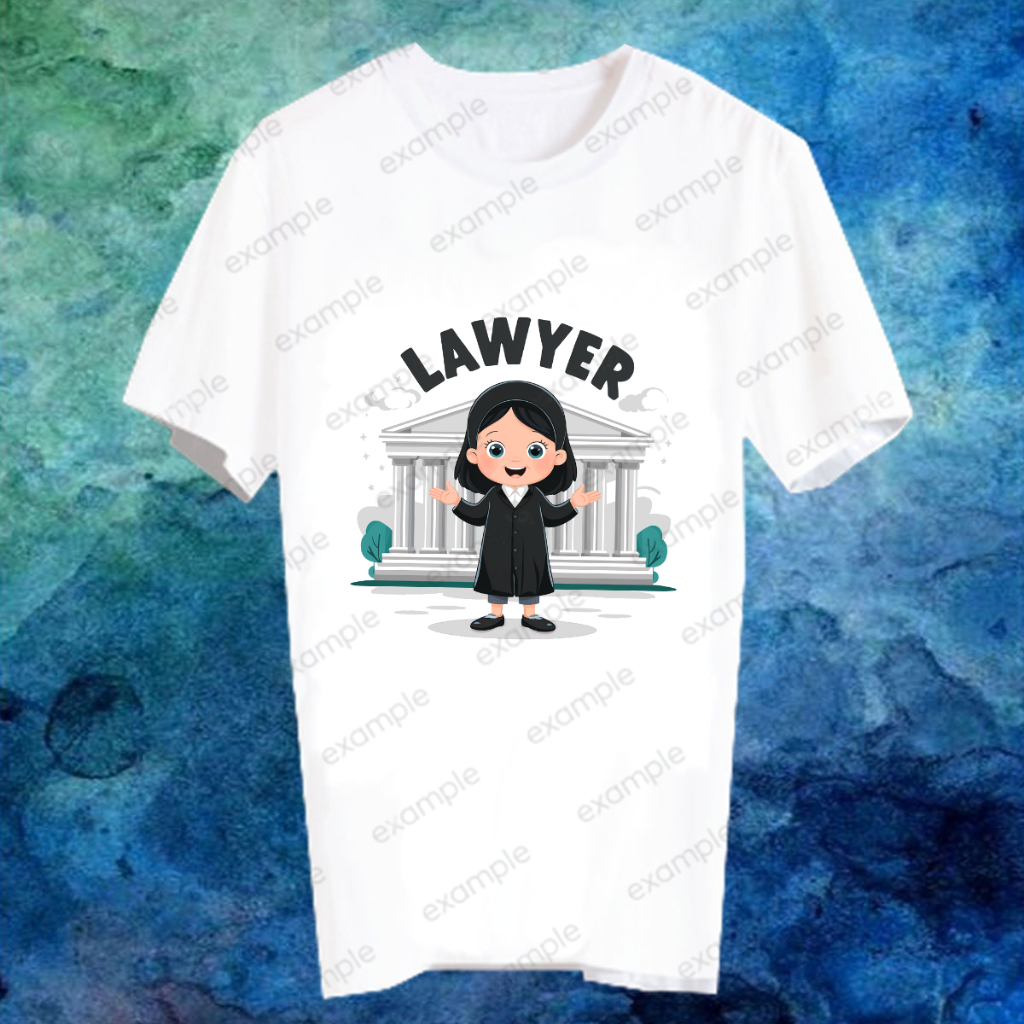 เสื้อยืดอาชีพ เสื้อคำพูด Lawyer ทนายความ ทนาย นิติศาสตร์ ของขวัญ วันเกิด รับปริญญา LAWYER39