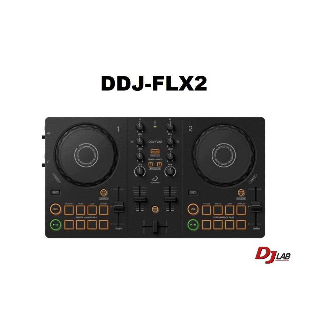 New !!  DDJ-FLX2 AlphaTheta Compact 2-channel DJ controller ++ แถมฟรี Flash Drive มีVDOสอนการเล่นDJ