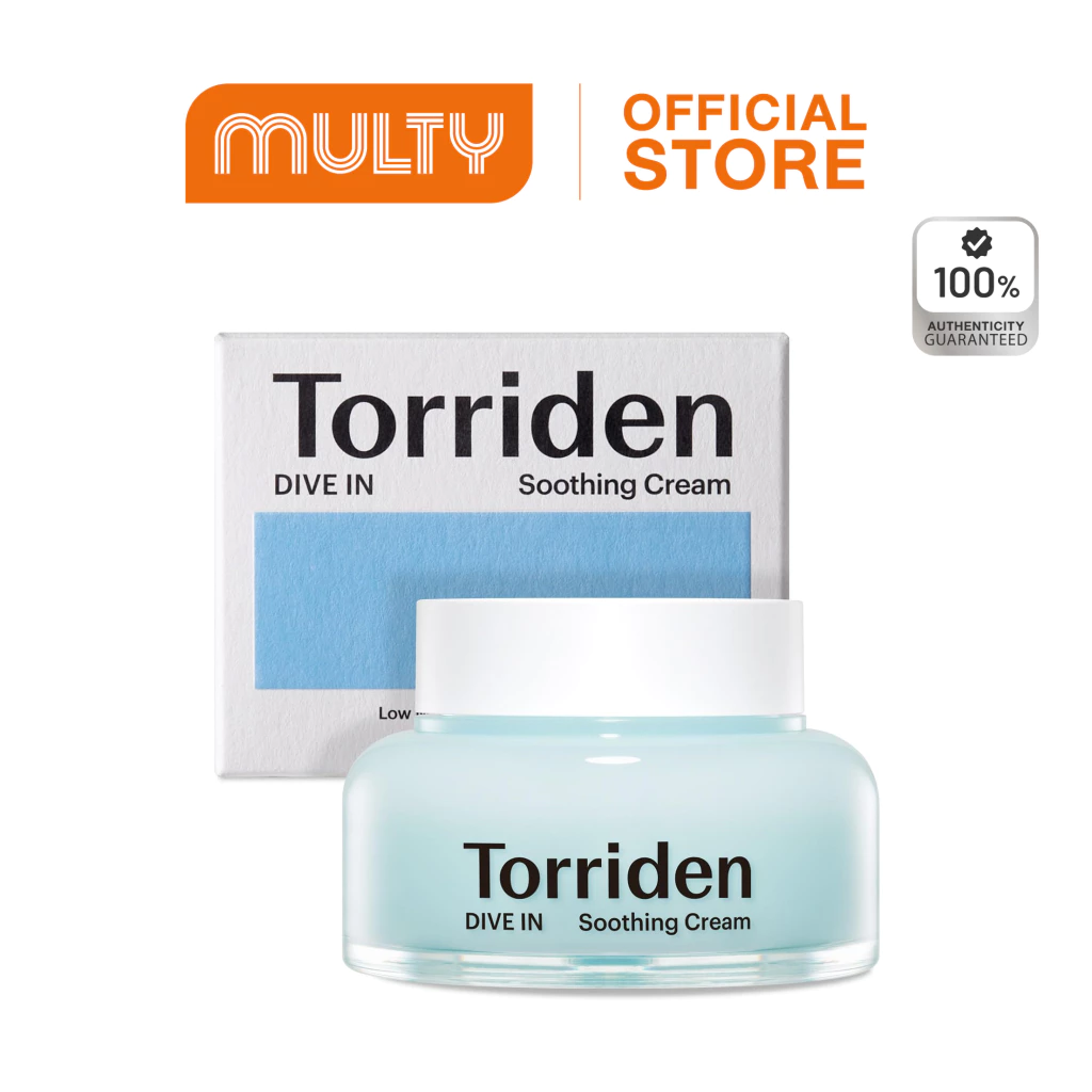 Torriden DiveIn Low Molecule Hyaluronic Acid Soothing Cream 100ml.