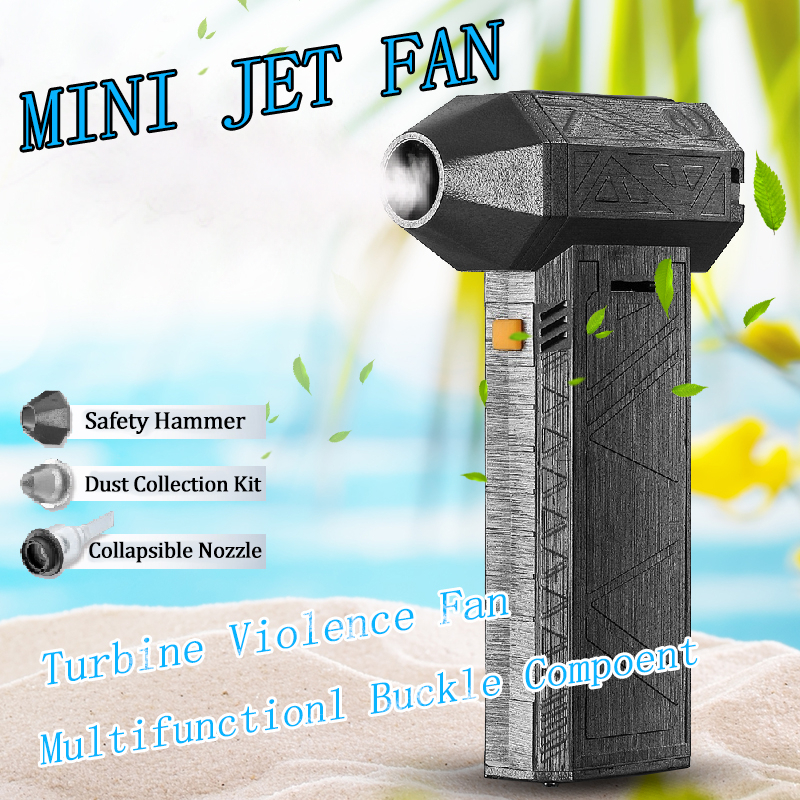 เครื่องเป่าเทอร์โบ ทรงพลัง 8000mAh JET FAN 130000 พัดลมเทอร์โบเจ็ท RPM Violent สําหรับคอมพิวเตอร์ คีย์บอร์ดรถยนต์