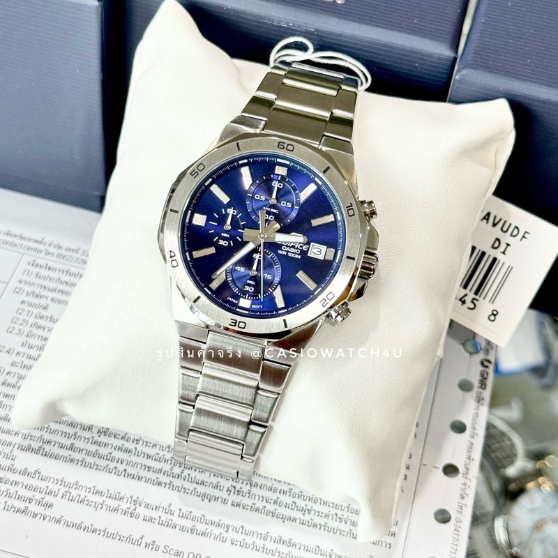 CASIO EDIFICE นาฬิกาข้อมือผู้ชาย รุ่น EFV-640D-2A / EFV-640D / EFV-640 รับประกันศูนย์เซ็นทรัล cmg