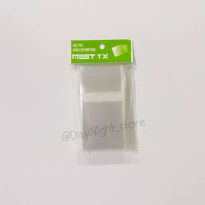 [อ่านก่อน]Meet YX : Card Sleeves ถุงแก้วแถบกาว OPP ซองแก้วแถบกาว ขนาด57x87+30mm ใส่การ์ดอัลบั้ม